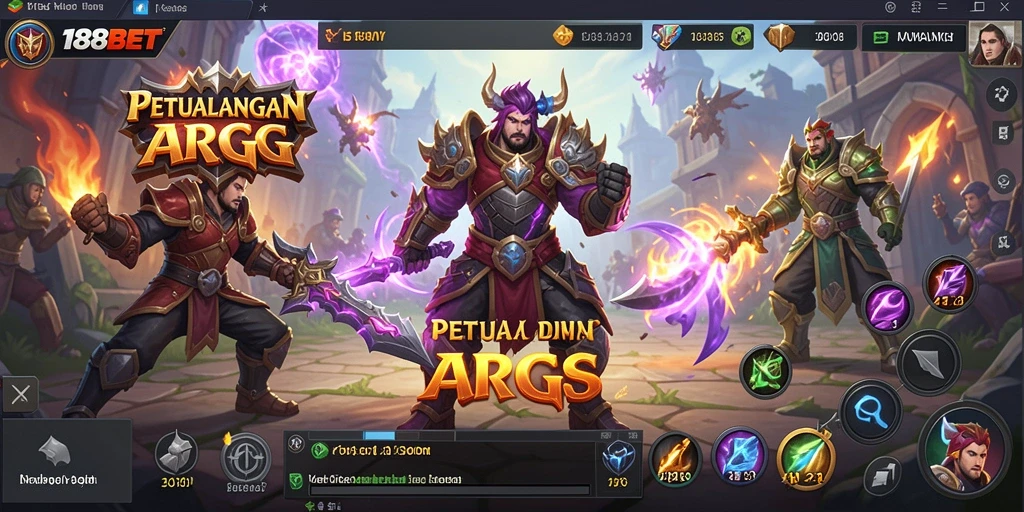 Tampilan menakjubkan dari gameplay ARPG di 188BET.