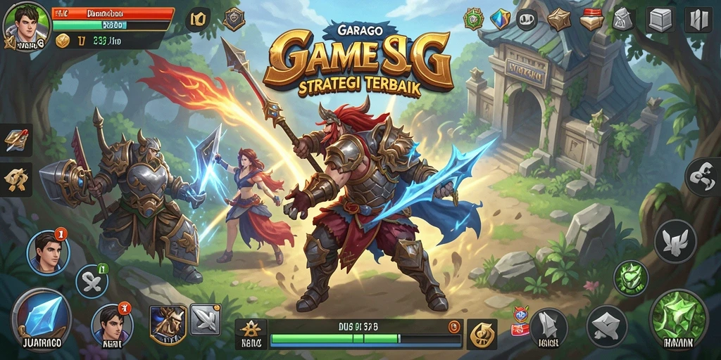 Tampilan gameplay JUARAGO yang penuh aksi dan strategi.