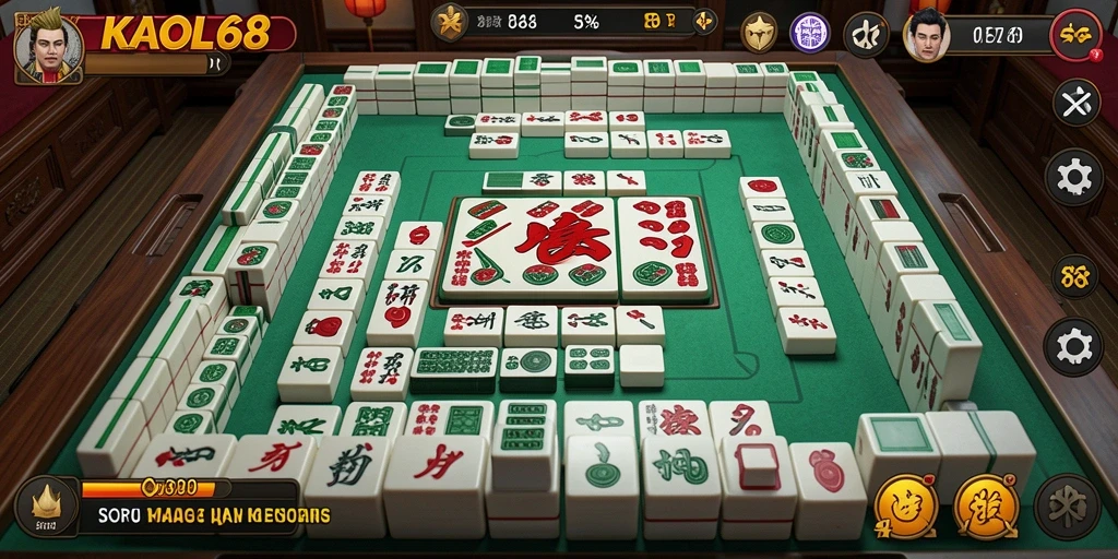 Tampilan gameplay menarik dari KAOL68 yang penuh warna.