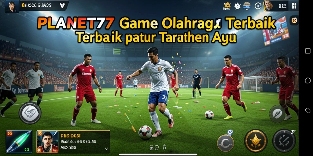Tampilan gameplay menarik di aplikasi PLANET77 Sportsbook.