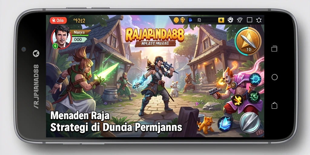 Tampilan gameplay RAJAPANDA88 yang mendebarkan dan penuh strategi.