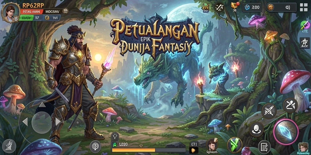Gameplay RPG yang seru dan menantang di RP62RP.