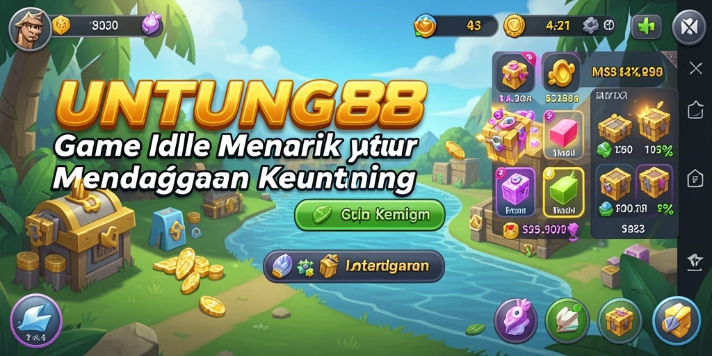 Tampilan gameplay UNTUNG88 yang menarik dengan fitur Idle yang inovatif.